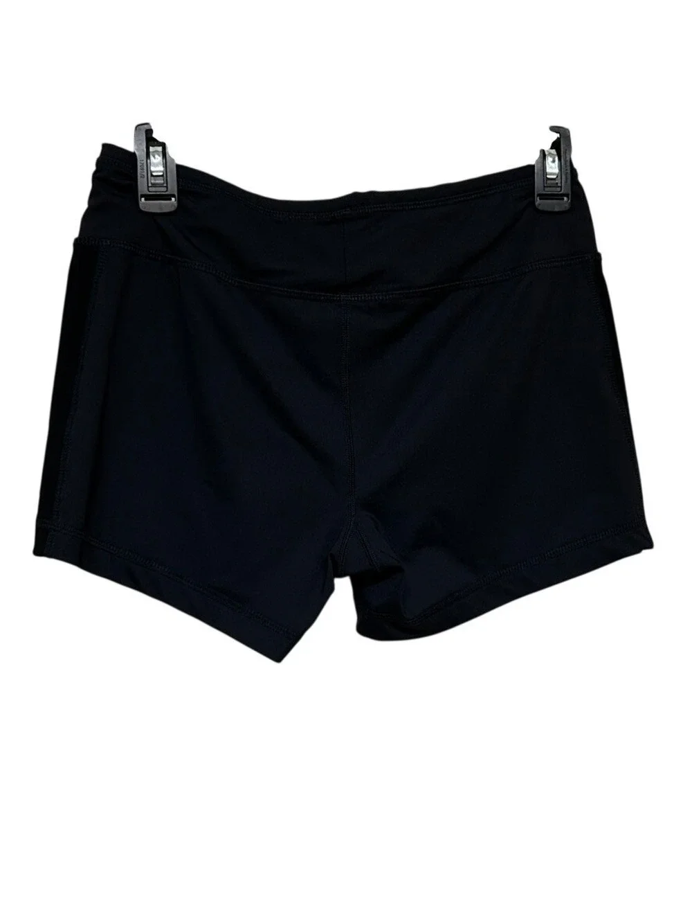 Title Nine Women's Black Diamalete Stretch Athletic Running Shorts Size M